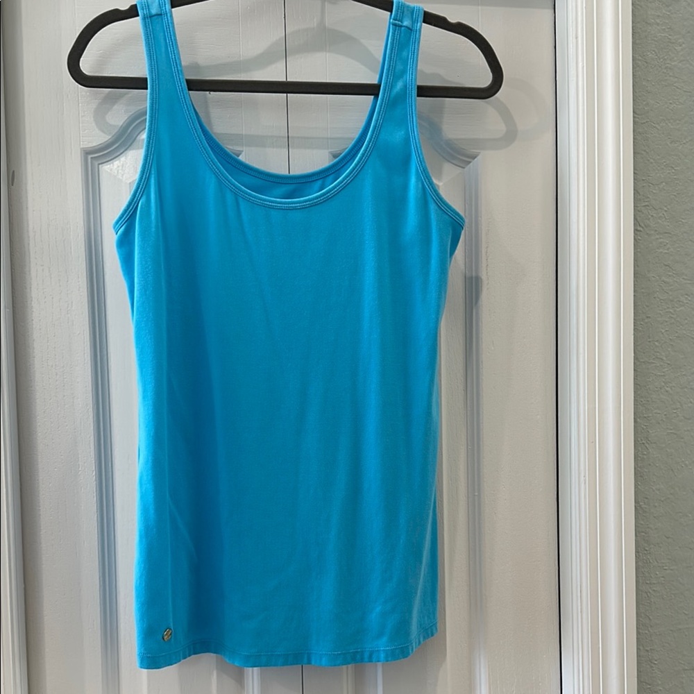 Lilly Pulitzer Blue Tank Top. Size M. EEUC.